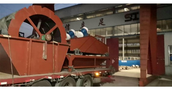 大型脫水篩、輪式洗沙機(jī)發(fā)貨福建